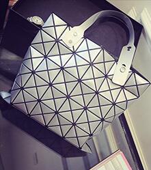 Surgical Life  Laser Geometric Handbag including Stainless Steel Look